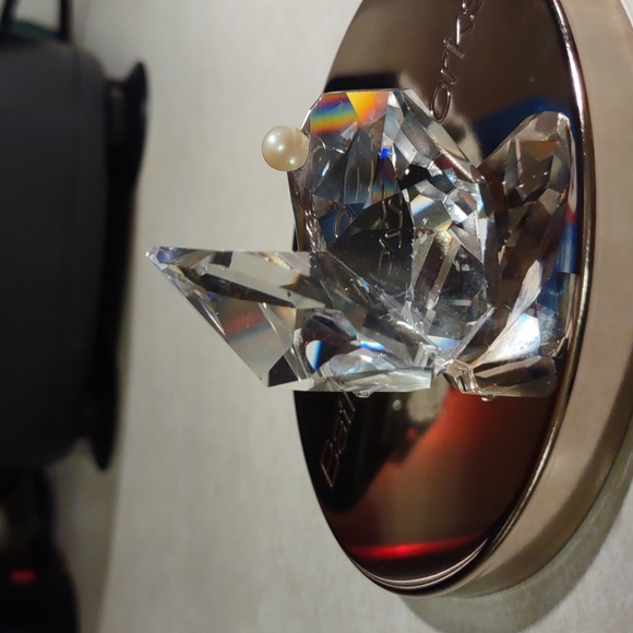 Crystal Clam with pearl. - Picture 5 of 9